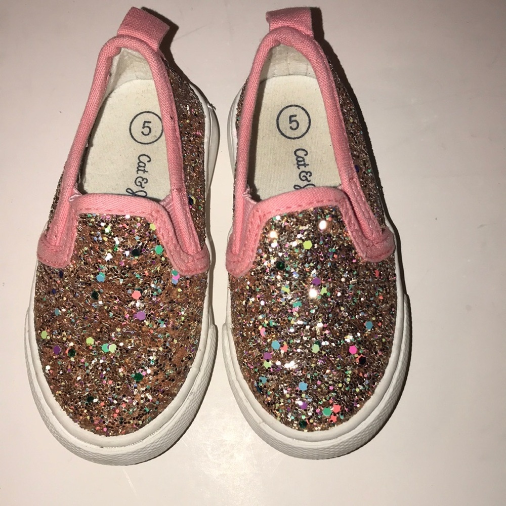 Little Girl’s Sparkly Slip-Ons